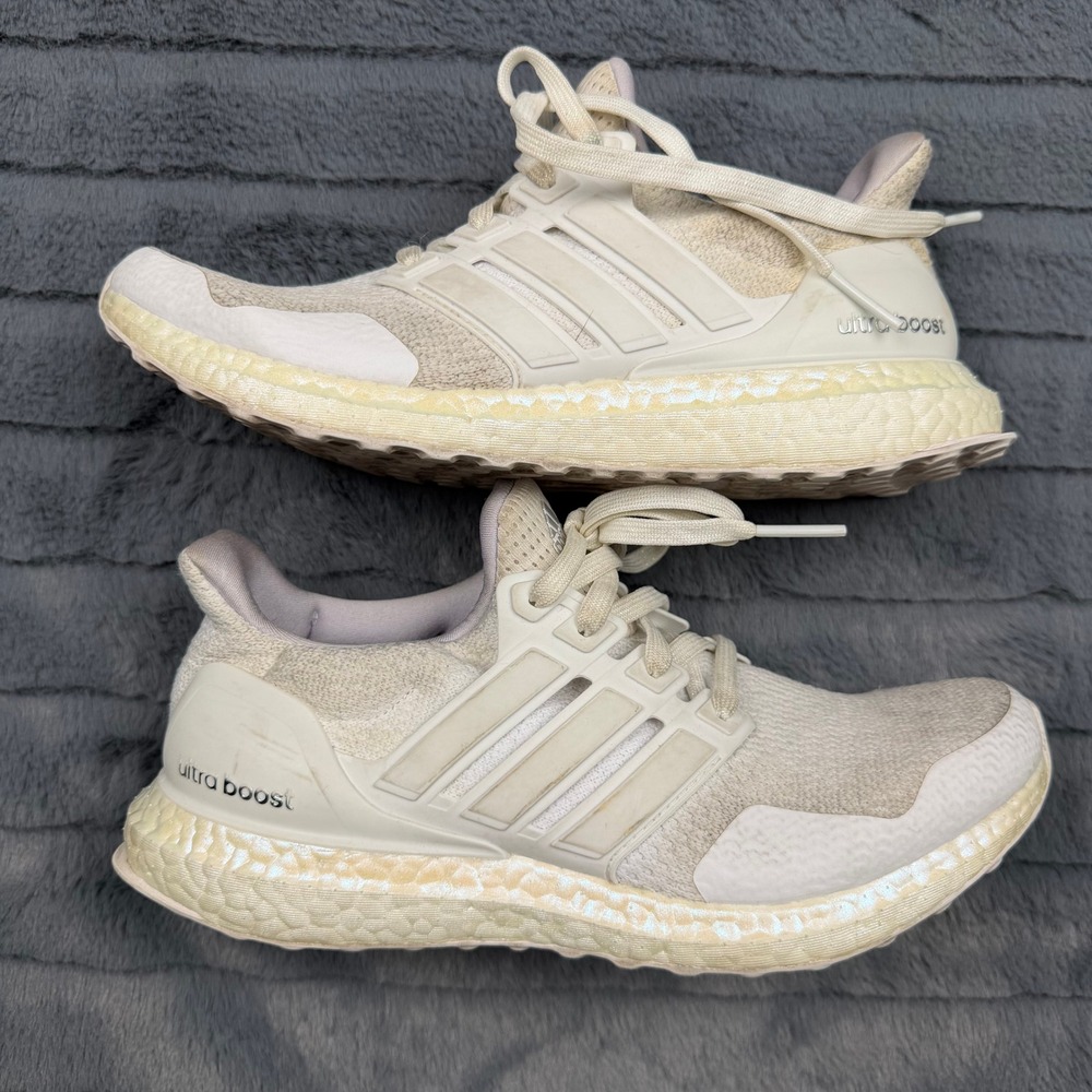 Adidas Ultraboost DNA Chalk White Silver Iridescent Boost FY2898 Womens 8